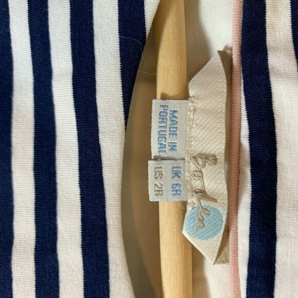 Boden Striped Ruched Waist Dress Size 2 - Picture 4 of 6